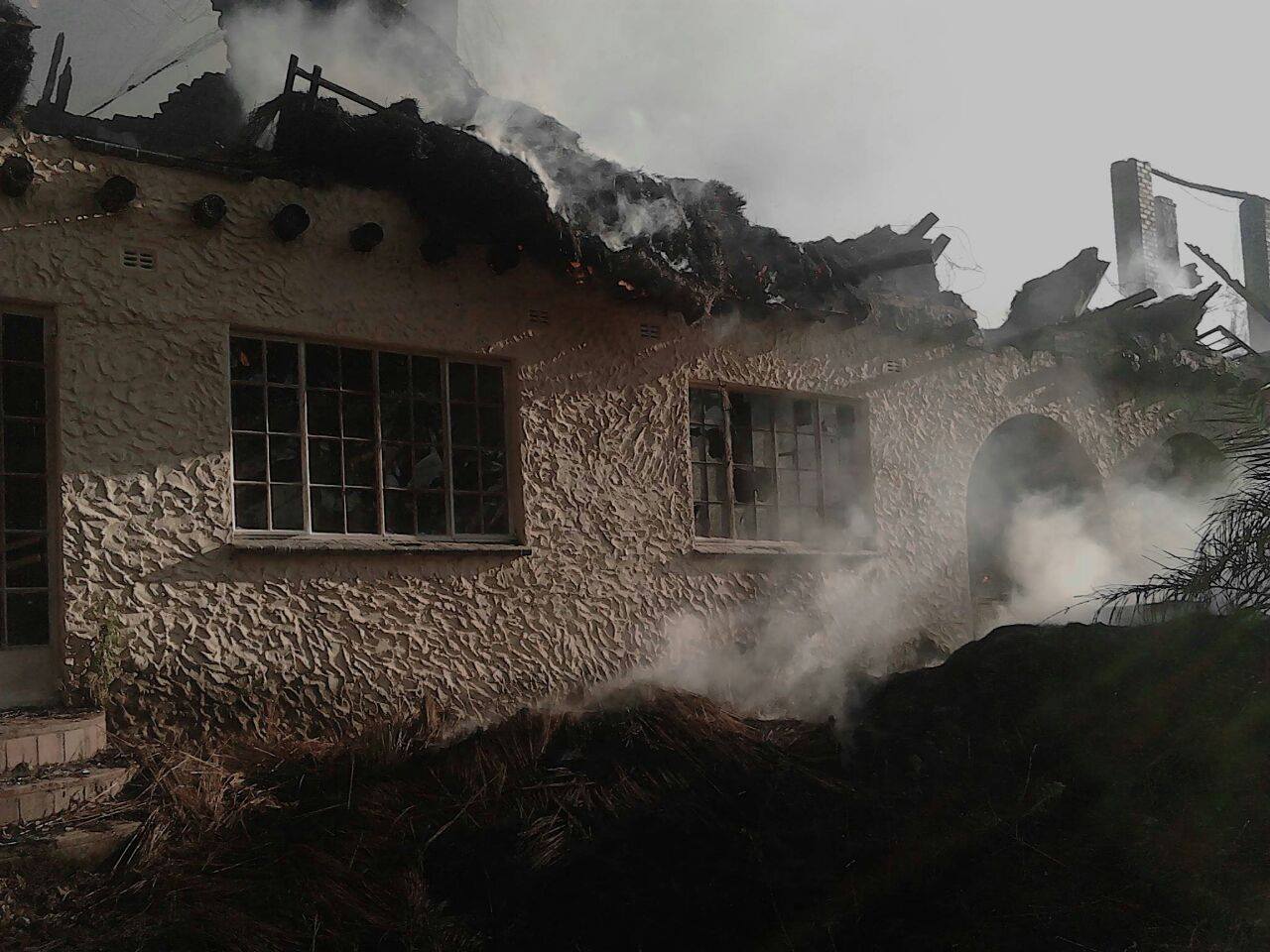 ‘Zanu PF Curse OF Fires, Strikes Again As Gideon Gono’s farmhouse is destroyed in a fire