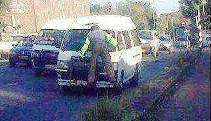 Masvingo Cop Battles For Life After Falling Off Fleeeing Commuter Taxi Bonnet