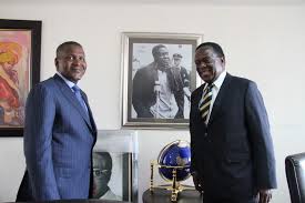 Aliko Dangote, ‘( With Net Worth US$17,2 billion) To Construct His Largest Cement Plant In Zimbabwe