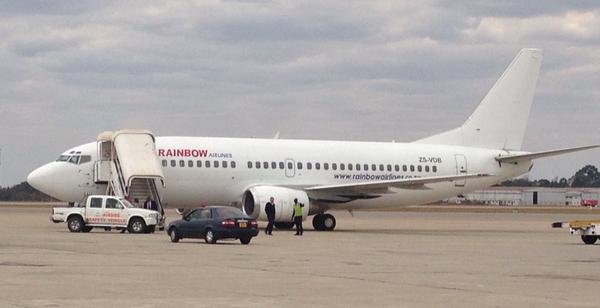 Harare – Johannesburg , Rainbow Airline Grounds  Service  Indefinetely  Before Maiden Flight