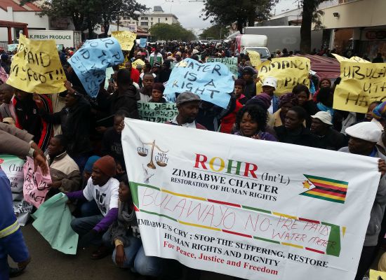 Bulawayo Residents Protest Against Council’s Decision To Install Prepaid Water Meters