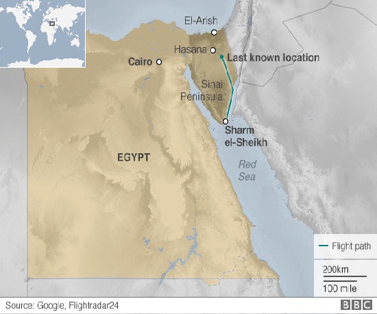 UPDATE ON THE RUSSIAN AIRBUS A321 CRASH IN MOUNT SINAI, EGYPT.