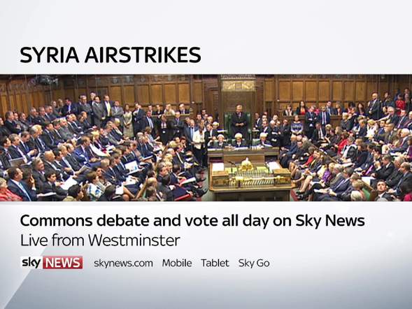 After A Heated Debate And Vote, UK MPs  Voted To Authorise UK Air Strikes In Syria