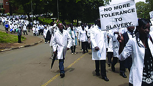 PARIRENYATWA GROUP OF HOSPITALS senior doctors go on strike over sundries and drugs shortages