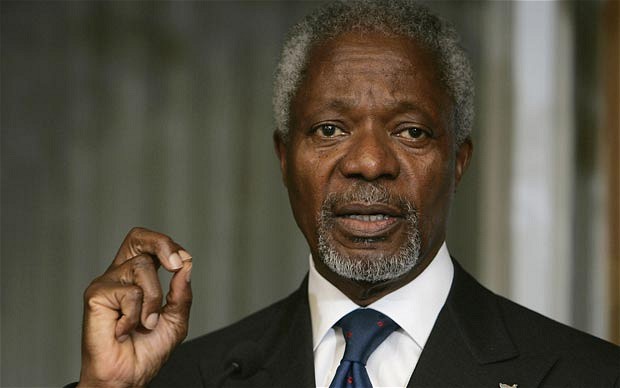 ‘Ex United Nations , Secretary General Kofi Annan Urges African Leaders To Leave  Once Mandated Time Ends’