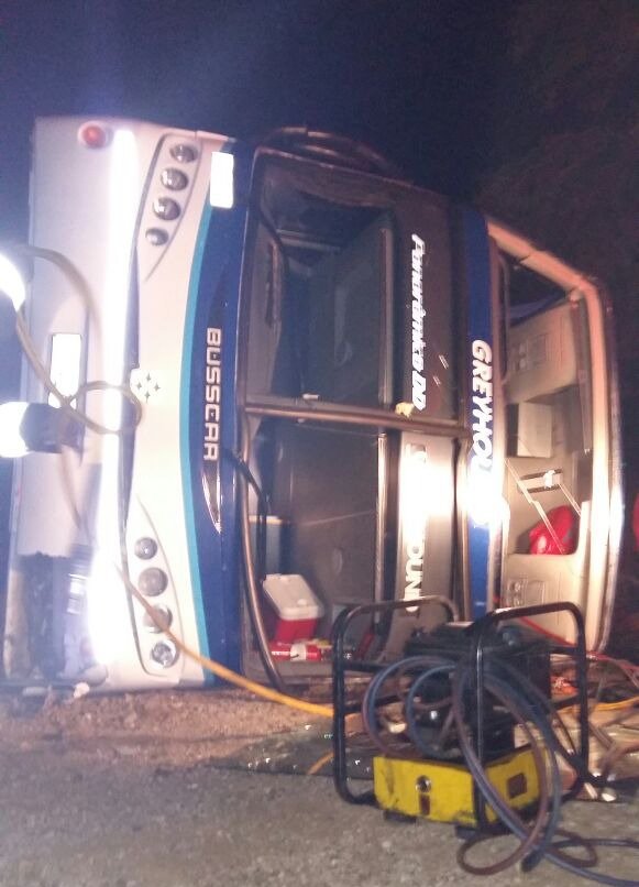 50Injured In Bulawayo Bound Greyhound , Crash In South Africa, Near Luis Trichardt On N1 highway