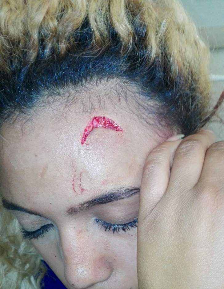 GRACE MUGABE was ejected from  a Sandton Hotel after whipping model Gabriella Engels (20).