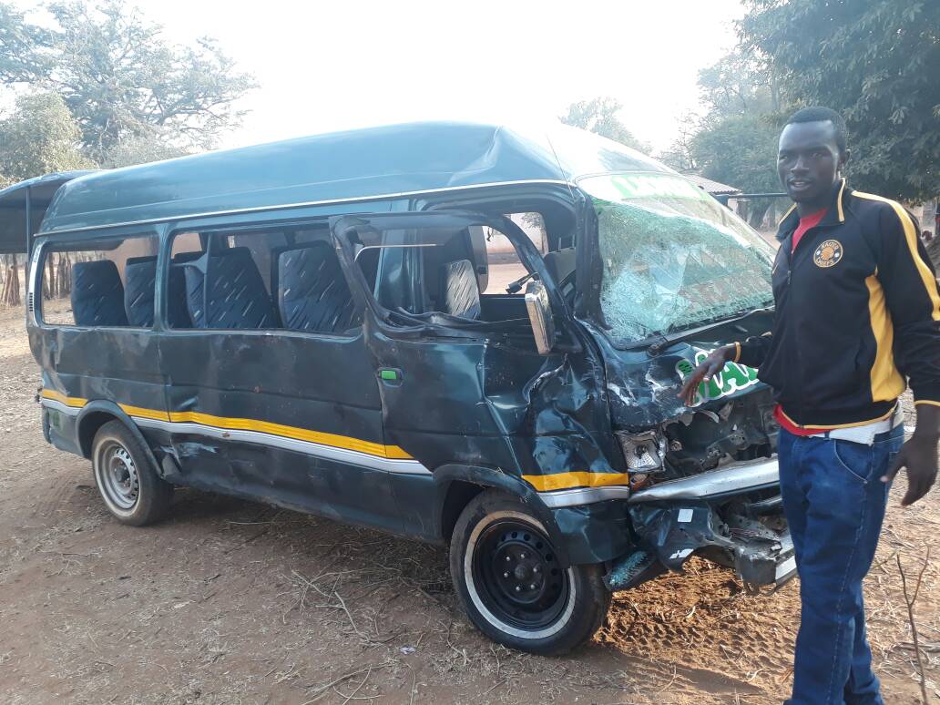 TWO KOMBIS from same company Madam Boss involved in head on collision