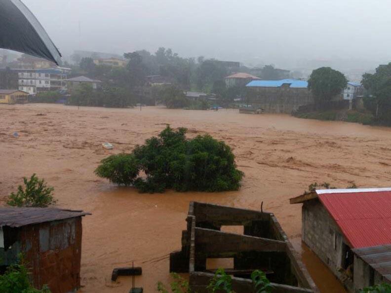 312 killed in Sierra leone today after Mount Sugar Loaf collapse and mudslide