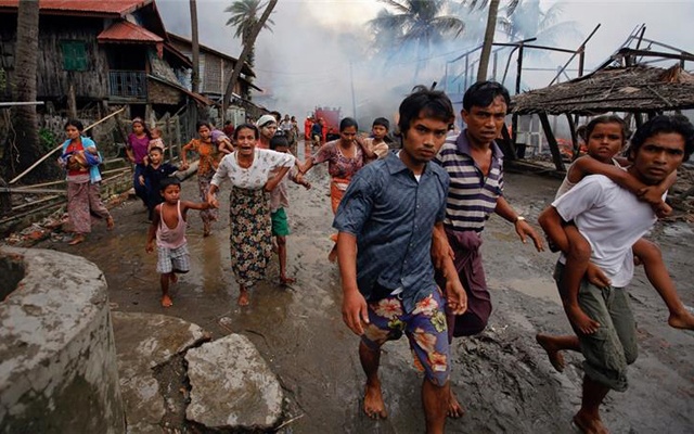 HUMANITARIAN CRISIS HITS BANGLADESH AS NEARLY 60,000 ROHINGYA FLEE MYANMAR (BURMA)