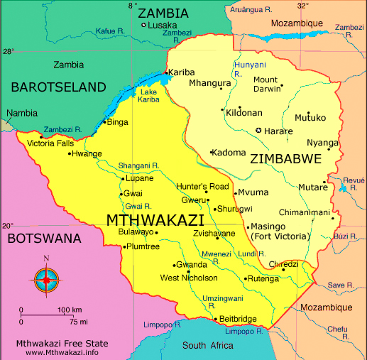 Zimbabwe should be split as Matabeleland is bigger than Sierra Leone, Liberia, Malawi, Lesotho, Swaziland, Togo, Guinea Bissau, Rwanda, Burundi, Eritrea and Djibouti, all found in Africa
