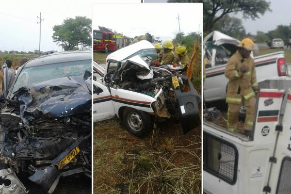 THREE guards from Guard Alert in Bulawayo died in a horrific car crash in Kadoma while transporting gold from How Mine to Harare on Saturday evening.