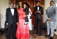 Photos of deposed former president Robert Gabriel Mugabe, wife, children and grandson