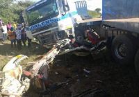 FOUR KILLED IN CHIVI ACCIDENT along the Masvingo-Beitbridge highway  10 km from the Chivi tollgate at Gombe Bridge.