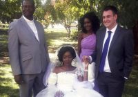 A UK BASED ZIMBABWEAN WOMAN , married her fiancee five days after losing an arm in a crocodile attack on the Zambezi river