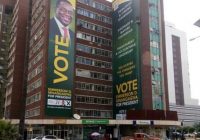 MNAMNAGWA OCCUPIES MOST billboards in cities and rural areas, and Chamisa is hardly visible, as if Mnangagwa is running a one-man race because MDC T admits they are broke
