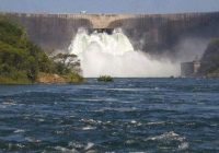KARIBA DAM, the largest human made lake in the world is less than a third full