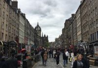 ‘Edinburgh’s city centre streets closed to traffic  to reduce air pollution as traffic free days have begun in Edinburgh city centre’
