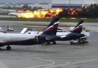 At least 40 dead  in emergency landing after  Aeroflot airliner burst into flames in an emergency landing at Moscow’s Sheremetyevo airport