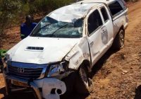 MDC Matebeleland south chair Solani Moyo hospitalised after crashing his car, while travelling from rural Plumtree to Bulawayo.