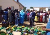 MDC- North America donates food worth in total ZWL $700  to the old and disadvantaged in controversial Chief Ndiweni’s area in Ntabazinduna-Current rate stands at- US$1:$17,14 on the formal market and US$1:$22 on the informal one, basically setting this at average US$35 a pack: