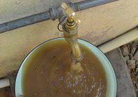 ZIMBABWE’S VISION 2020-HARARE has dirty slimy water coming out of their taps.