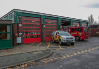 A FIREFIGHTER KILLED himself while on duty in West Midlands, at Wolverhampton Fire Station, where he had been on duty on the night shift.