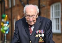 World War II veteran, Capt. Moore who set out to raise £1,000 for the battle against coronavirus, has now topped £18 million