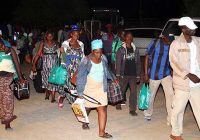 255 Zimbabwean, deported willingly,   from Bostwana  after Botswana unlocked the  border to allow them out back to Zimbabwe.