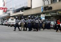POLICE block MDC’s headquarters in Harare , blocking Khupe-led MDC and Chamisa-led party , as the fight for assets control  rages on.