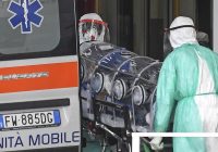 CORONAVIRUS:  AT COTUGNO HOSPITAL IN SOUTH ITALY, no medics have been infected with COVID-19 , as armed guards patrol all the corridors and there are walk-in disinfection machines that look like airport scanners  that clean you down.
