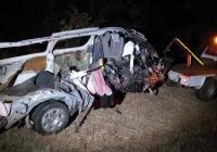 18 PEOPLE WERE TRAVELLING IN TWO VEHICLES, ACCOMPANYING, the body of their deceased relative today when five people died after their car lost brakes in the Mavhuradonha mountains in Tete area in Muzarabani, seven kilometres shy of completing the notorius Mavhuradonha mountain range.