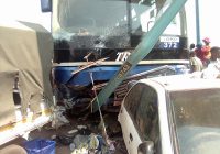 TRIP TRANS BUS ACCIDENT-FIVE people died in a road accident that occurred at the 34km peg along the Nyanga-Nyamaropa while at Mupedzanhamo, in Harare, a Zupco contracted Trip Trans bus veered off the road and hit several vendors and eight cars yesterday.