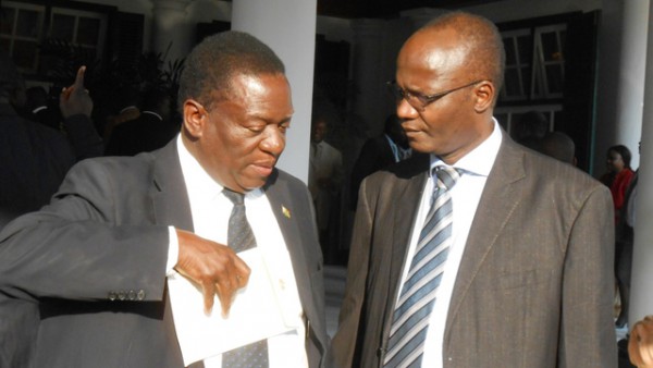 Mugabe cautions Moyo against taking VP Mnangagwa and other Senior Zanu pf officials to court