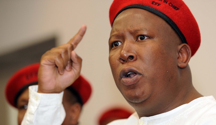 Black S.Africans Afraid To Challenge White Supremacy Are  Enemies To Disempowered Blacks’-Malema