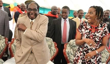 ‘In spite of national poverty, Mugabe splashes over US$1,3 million on a diamond ring for his wife Grace.’