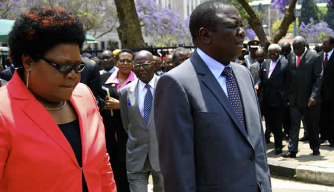 Tsvangirai And Mujuru Emissaries Explore A  United Strategy Challenge To  Mugabe