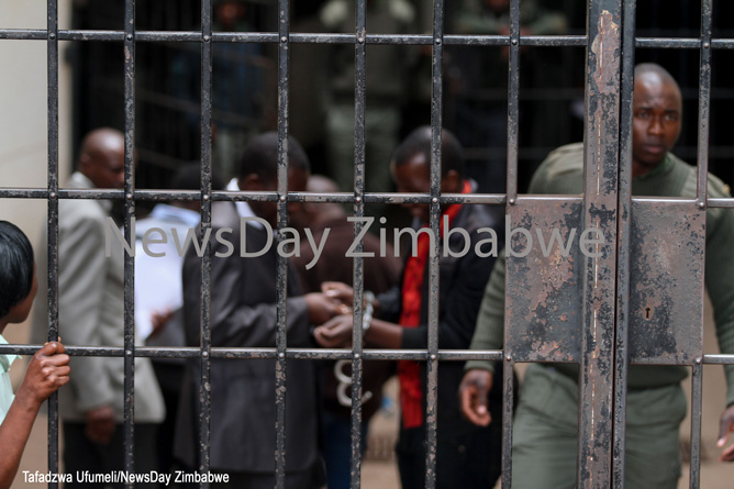 Photos Of Sunday Mail Journalists Attending Court