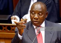 ANGRY SOUTH AFRICAN PRESIDENT RAMAPHOSA responded to Trump , stating that South Africa does not belong to him and “he can keep his America; adding when I meet him I will tell him”.