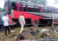 14 DEAD IN TIMBOON BUS CRASH  at the 5km peg along Chivhu-Murambinda Road .