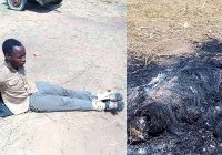 A mentally ill challenged   Mvurwi man (20) allegedly killed his father in cold blood and burnt him beyond recognition.